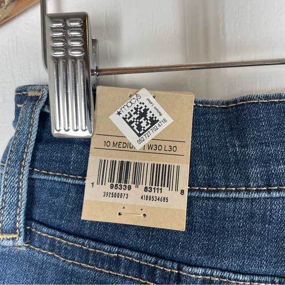 Levi's Classic Straight Jeans Women’s 10 Blue (W30 L30) Mid Rise Hypersoft Denim - Picture 7 of 14